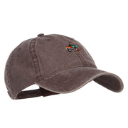 Mini Monster Truck Embroidered Washed Cap