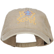 Boy Scout Logo Embroidered Washed Cap