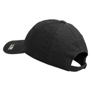 U.S. Army Special Forces Embroidered Washed Solid Pigment Dyed Cotton Twill Brass Buckle Cap - Black OSFM