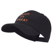 Halloween Orange Trick or Treat Embroidered Cap