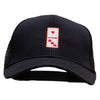 Domino Piece Embroidered High Profile Mesh Cap