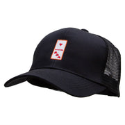 Domino Piece Embroidered High Profile Mesh Cap