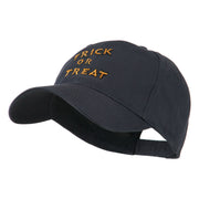 Halloween Orange Trick or Treat Embroidered Cap