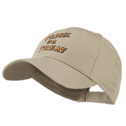 Halloween Orange Trick or Treat Embroidered Cap