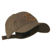 Halloween Orange Trick or Treat Embroidered Cap