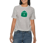 California 1 Sign Graphic Design Deluxe Jersey T-Shirt