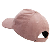 Halloween Cat with Hat Embroidered Premium Corduroy Cap - Lt-Pink OSFM