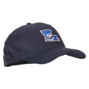 Louisiana State Flag Map Embroidered Solid Cotton Pro Cap