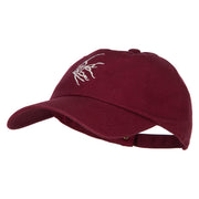 Angelfish Outline Embroidered Unconstructed Cap