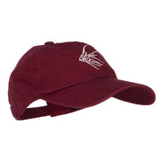 Angelfish Outline Embroidered Unconstructed Cap