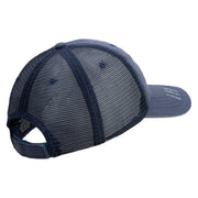 U.S. Army Special Forces Embroidered Low Profile Special Cotton Mesh Cap - Navy OSFM