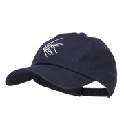 Angelfish Outline Embroidered Unconstructed Cap