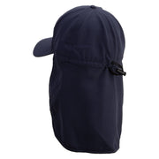 United Friends Embroidered Flap Hats - Navy OSFM