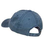 Love with Basketball Embroidered Washed Cotton Cap