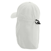 United Friends Embroidered Flap Hats - White OSFM