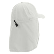 United Friends Embroidered Flap Hats - White OSFM