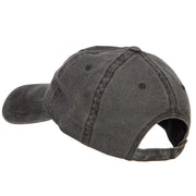 Love with Basketball Embroidered Washed Cotton Cap