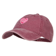 You are Loved Embroidered Washed Cap