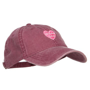 You are Loved Embroidered Washed Cap