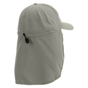 United Friends Embroidered Flap Hats - Grey OSFM