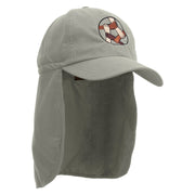 United Friends Embroidered Flap Hats - Grey OSFM