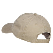 Love with Basketball Embroidered Washed Cotton Cap