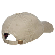 Love with Basketball Embroidered Washed Cotton Cap