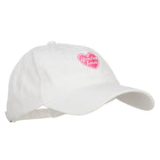 You are Loved Embroidered Washed Cap