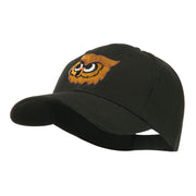 Brown Owl Mascot Embroidered Cap