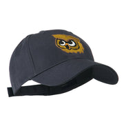 Brown Owl Mascot Embroidered Cap