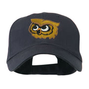 Brown Owl Mascot Embroidered Cap