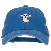 Halloween Ghost Embroidered Unstructured Cotton Cap