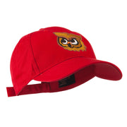 Brown Owl Mascot Embroidered Cap