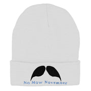 No Mow Novemeber 12 Inch Long Knitted Beanie