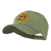 Brown Owl Mascot Embroidered Cap