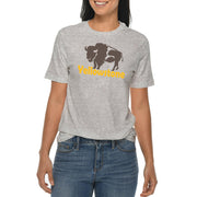 Yellowstone Park Buffalo Graphic Design Deluxe Jersey T-Shirt