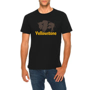 Yellowstone Park Buffalo Graphic Design Deluxe Jersey T-Shirt