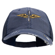 U.S. Army Aviation Embroidered Low Profile Special Cotton Mesh Cap - Navy OSFM