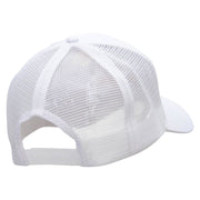 Yellowstone Bison Solid Cotton Twill 5 panel Mesh Back Cap