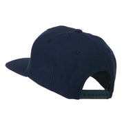 Old English X Embroidered Flat Bill Cap