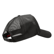 Ox Embroidered Solid Cotton Twill Mesh Cap