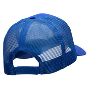 Yellowstone Bison Solid Cotton Twill 5 panel Mesh Back Cap