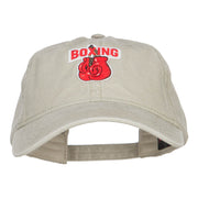 Boxing Gloves Patched Washed Cap