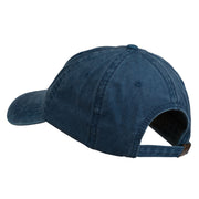 Maine State Moose Embroidered Washed Dyed Cap