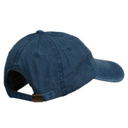 Maine State Moose Embroidered Washed Dyed Cap