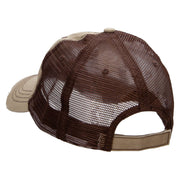 Yosemite Scene Embroidered Low Profile Special Cotton Mesh Cap