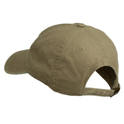 Maine State Moose Embroidered Washed Dyed Cap