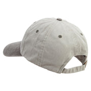 Thunder Star Logo Embroidered Pigment Dyed Wash Caps - Beige-Brown OSFM