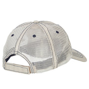 Mountain Scene Embroidered Cotton Mesh Cap