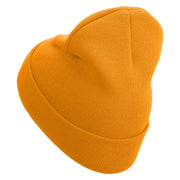 Boo Sheet Embroidered 12 Inch Long Knitted Beanie - Yellow OSFM